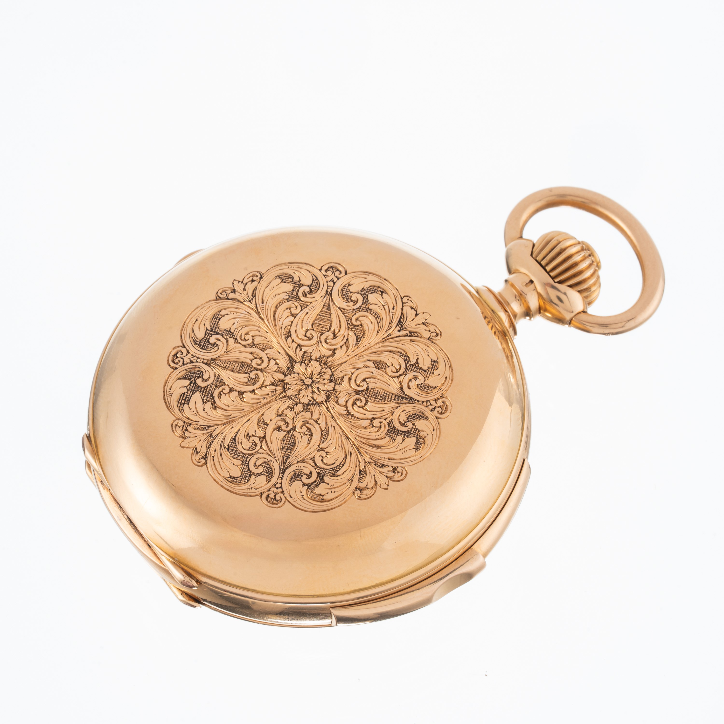 F.audemars - F. Audemars, Orologio da tasca in oro giallo 18 kt con calendario perpetuo, fasi lun...