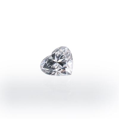 Diamante naturale, taglio cuore, 4,01 ct, colore D, purezza VVS2