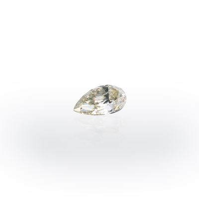 Diamante naturale, taglio goccia, 3,01 ct, colore L, purezza SI2